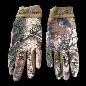 Cabelas Kids CamoSkinz II Unlined Gripper Gloves Camo Medium Regular 961318